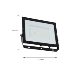 Prios LED-Außenstrahler Maikel, 150W, 12000lm, Metall