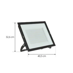 Prios LED-Außenstrahler Maikel, 200W, 16000lm, Metall