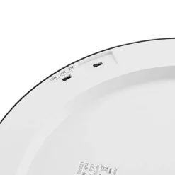 Prios LED-Deckenlampe Aureka, Ø 33 cm, silber, Metall