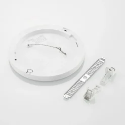 Prios LED-Deckenlampe Aureka, 3er-Set, Sensor, Ø 23 cm, weiß