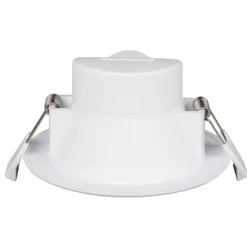 Prios LED-Einbaulampe Rida, 3er-Set, weiß, 15 cm, CCT, IP44