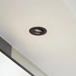 Prios LED-Einbauleuchte Shima, schwarz, 7 W, 3000K, dimmbar