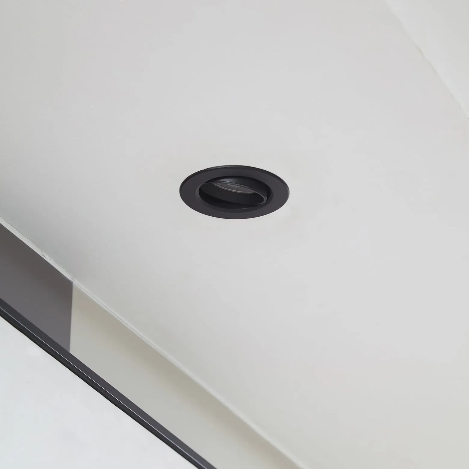 Prios LED-Einbauleuchte Shima, schwarz, 7 W, 3000K, dimmbar