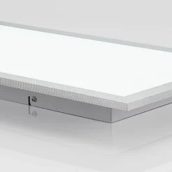 Prios LED-Panel Gelora, 80 cm, 4.000 K, silberfarben, Alu