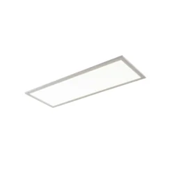 Prios LED-Panel Gelora, 80 cm, 4.000 K, silberfarben, Alu