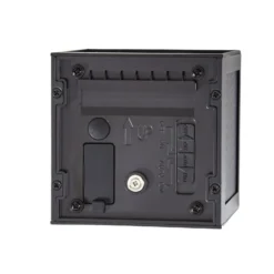 Prios LED-Solarwandleuchte Avvin, schwarz, Würfel, Sensor