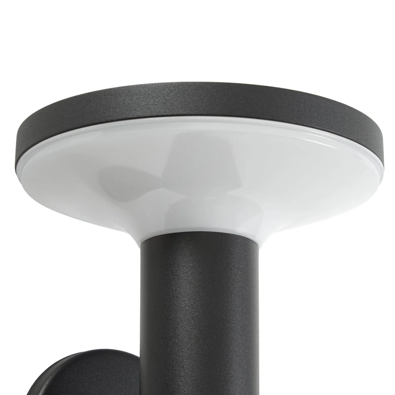 Prios LED-Solarwandleuchte Kalen, 17 cm, schwarz, Sensor