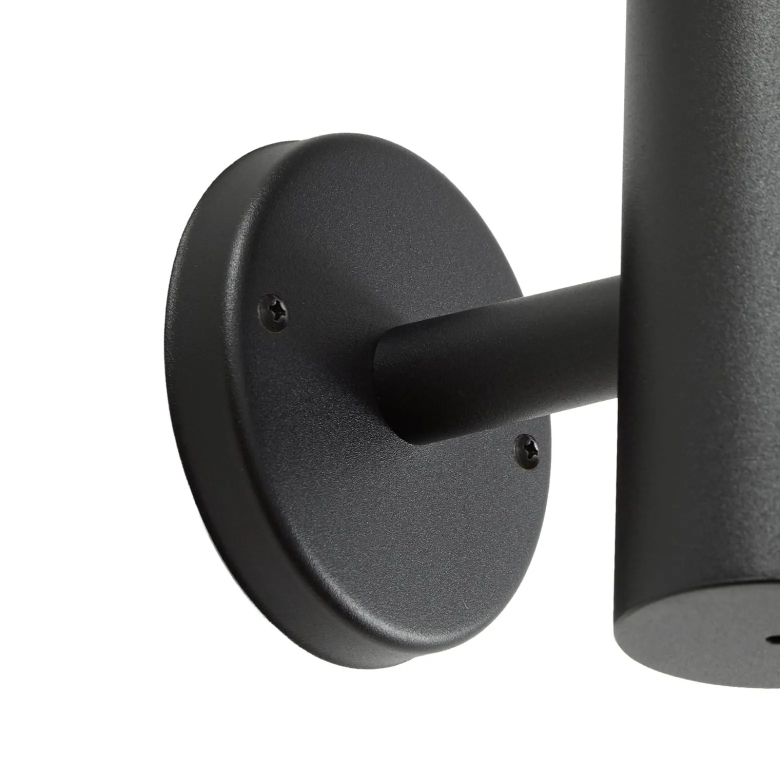 Prios LED-Solarwandleuchte Kalen, 17 cm, schwarz, Sensor