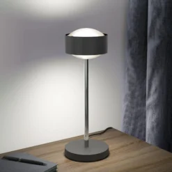 Puk! 120 Eye Table LED Linsen matt anthrazit/chrom