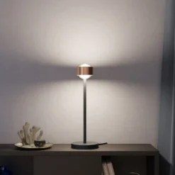 Puk! 80 Eye Table LED, Linsen matt, kupfer/schwarz