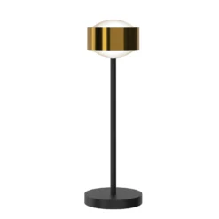 Puk! 120 Eye Table LED Linsen matt messing/schwarz