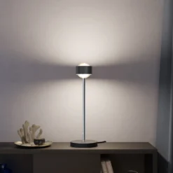 Puk! 80 Eye Table LED, Linsen matt, schwarz/chrom