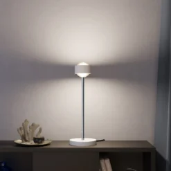 Puk! 80 Eye Table LED Linsen matt, weiß matt/chrom