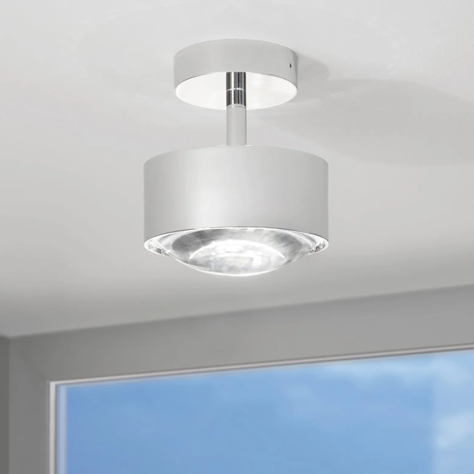 Puk Maxx Turn LED-Spot Linse klar 1fl weiß matt