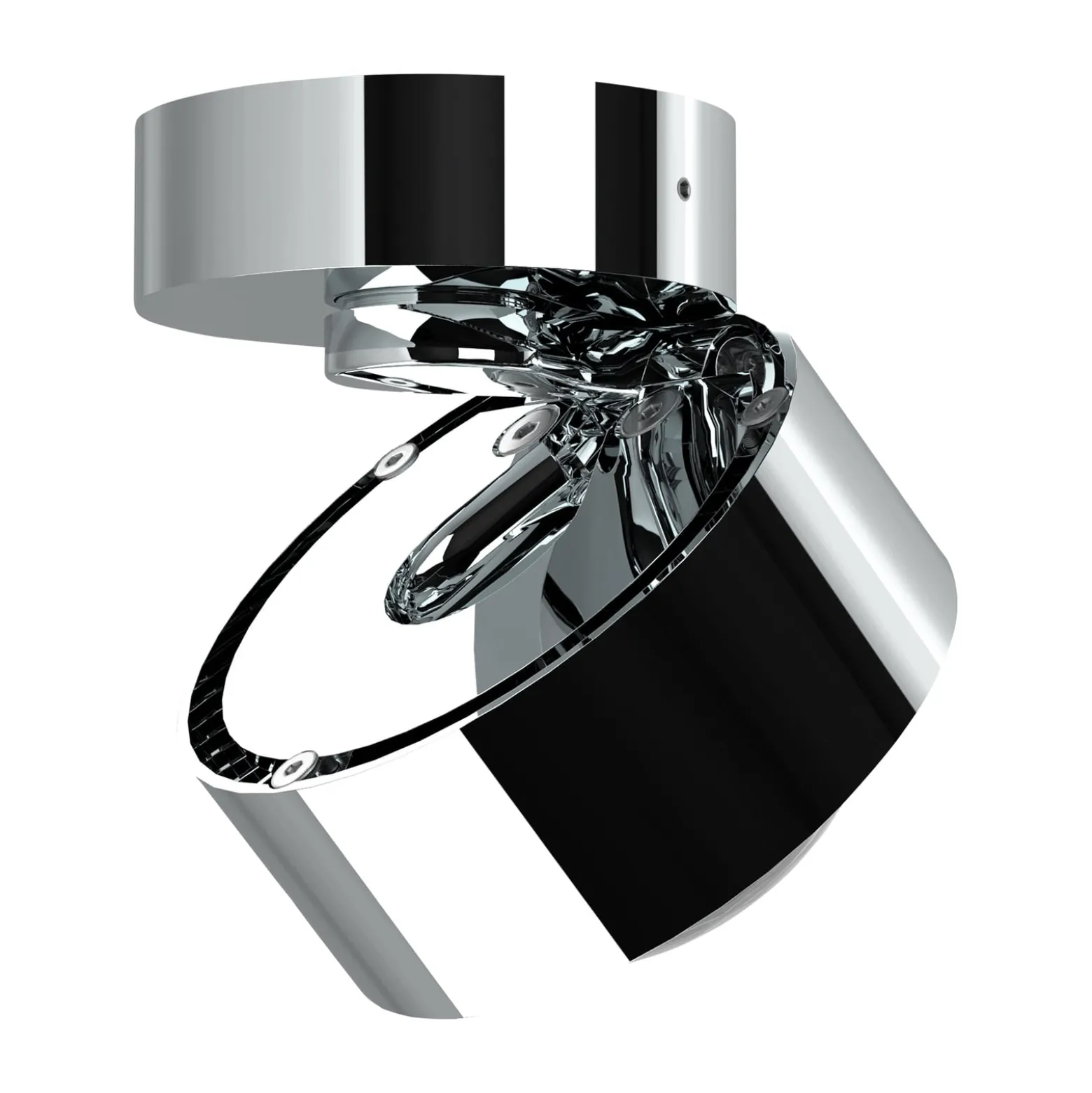 Puk Mini Move LED, Linse klar, chrom
