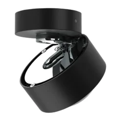 Puk Mini Move LED, Linse klar, schwarz matt/chrom