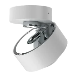 Puk Mini Move LED, Linse klar, weiß matt/chrom