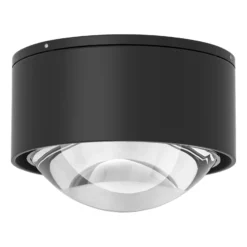 Puk Mini One 2 LED-Spot, Linse klar, schwarz matt