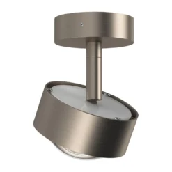 Puk Mini Turn LED-Spot Linse klar 1fl nickel matt