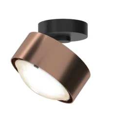 Puk! 120 Move LED-Spot Linse matt kupfer/schwarz