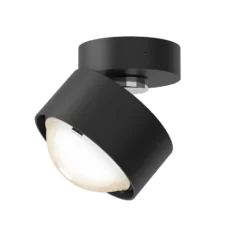 Puk! 80 Move LED-Spot Linse matt schwarz/chrom