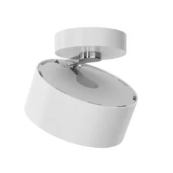 Puk! 120 Move LED-Spot Linse matt weiß matt/chrom