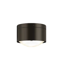 Puk! 120 One LED-Deckenspot Linse matt dunkelbraun