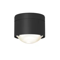 Puk! 80 One LED-Deckenspot Linse matt schwarz matt