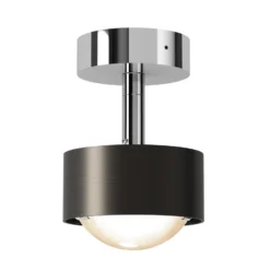 Puk! 80 Turn Up/Downlight Linse matt braun/chrom