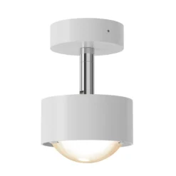 Puk! 80 Turn Up/Downlight Linse matt weiß/chrom