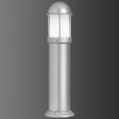 Pulverbeschichtete Wegeleuchte Mason, silber