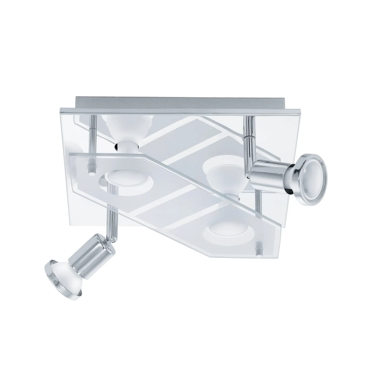 Quadratische Deckenleuchte Cabo-C LED RGBW