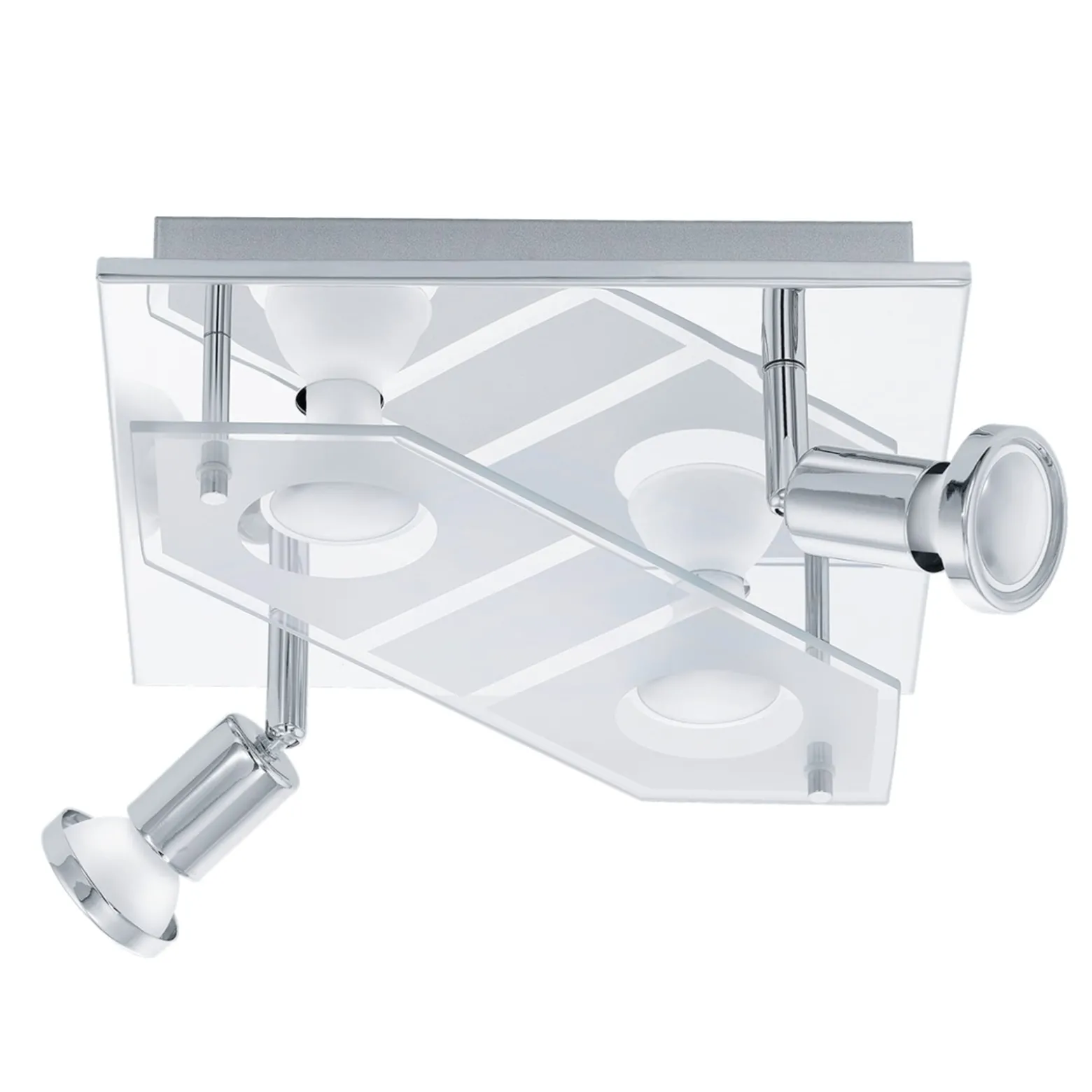 Quadratische Deckenleuchte Cabo-C LED RGBW