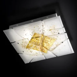 Quadratische Deckenleuchte Frame, E27