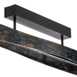 Quitani Baloria LED-Pendelleuchte schwarz/oxidiert