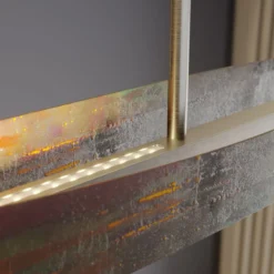 Quitani LED-Deckenlampe Lian, gold oxidiert