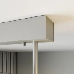 Quitani LED-Deckenlampe Lian, schwarz/alu