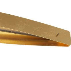 Quitani LED-Deckenleuchte Lian, Schlagmetallfinish