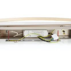 Quitani LED-Deckenleuchte Lian, Schlagmetallfinish