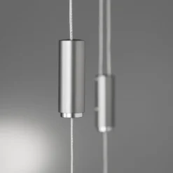 Quitani LED-Hängeleuchte Lian, gold oxidiert