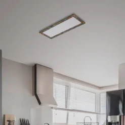 Quitani LED-Panel Aurinor, goldfarbig, 86 cm
