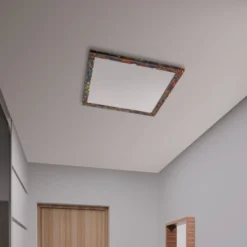 Quitani LED-Panel Aurinor, goldfarbig, 68 cm