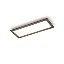 Quitani LED-Panel Aurinor, goldfarbig patiniert, 86 cm