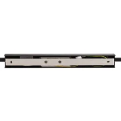 Quitani Niara LED-Deckenleuchte, schwarz eloxal