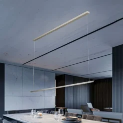Quitani Niara LED-Hängelampe CCT alu eloxal/natur