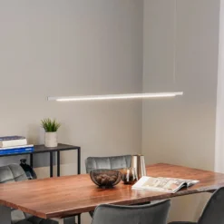 Quitani Talon LED-Hängelampe alu/natur eloxal 24W