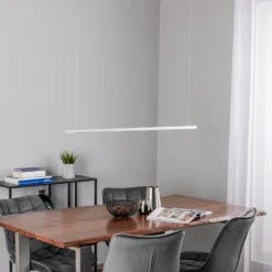 Quitani Talon LED-Hängelampe alu/natur eloxal 24W