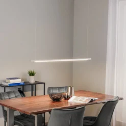 Quitani Talon LED-Hängelampe alu/natur eloxal 24W