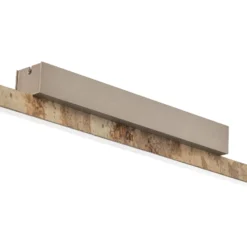 Quitani Zino LED-Deckenleuchte Schiefer gold 38W