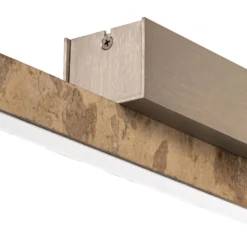 Quitani Zino LED-Deckenleuchte Schiefer gold 38W